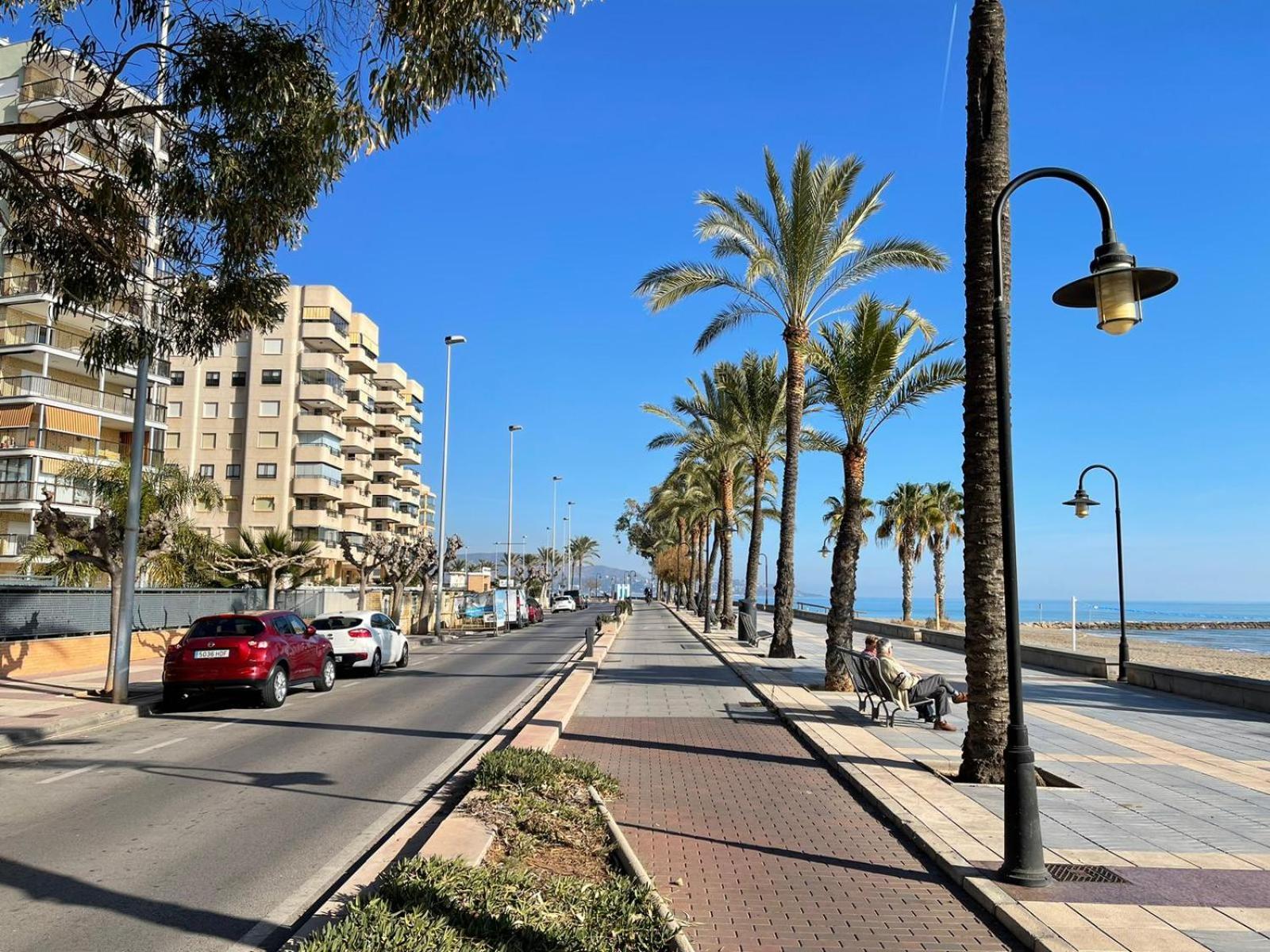 Precioso Apartamento Con Vistas Al Mar Беникасим Экстерьер фото